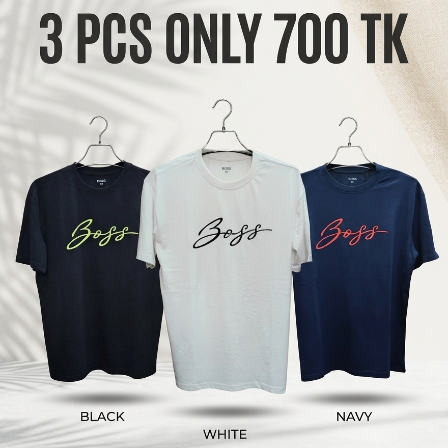 Summer Comfort Combo – Premium Export T-Shirt Pack (3 Pcs) - BO