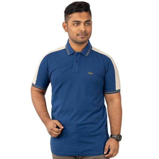 Premium Export PK Polo – Navy | Classic Panel Edition